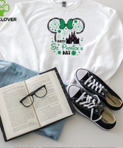 Happy St Patricks Day Minnie Head Castle shirt