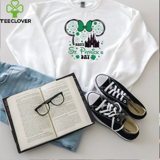 Happy St Patricks Day Minnie Head Castle shirt