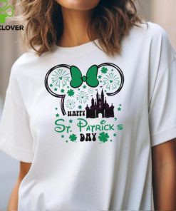 Happy St Patricks Day Minnie Head Castle shirt