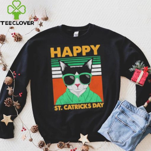 Happy St. Catricks day retro vintage hoodie, sweater, longsleeve, shirt v-neck, t-shirt