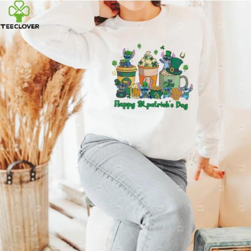 Happy St. Patrick’s Day Stitch coffee hoodie, sweater, longsleeve, shirt v-neck, t-shirt