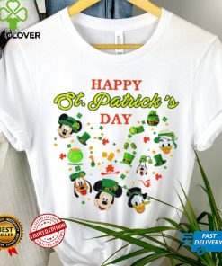 Happy St. Patrick’s day Mickey Mouse characters shamrocks shirt