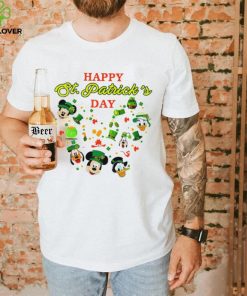 Happy St. Patrick’s day Mickey Mouse characters shamrocks hoodie, sweater, longsleeve, shirt v-neck, t-shirt