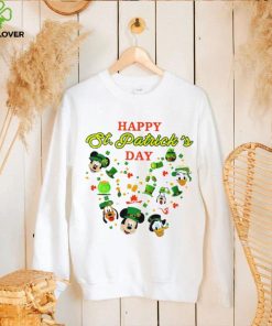 Happy St. Patrick’s day Mickey Mouse characters shamrocks hoodie, sweater, longsleeve, shirt v-neck, t-shirt