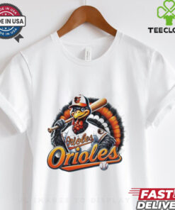 Happy Thanksgiving Baltimore Orioles Baseball Turkey 2024 Shirt
