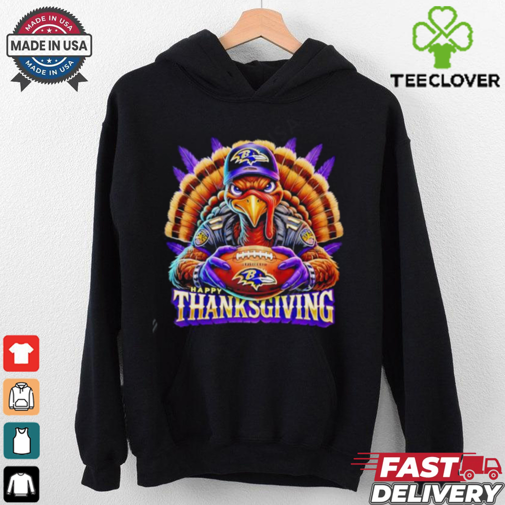 Happy Thanksgiving Baltimore Ravens Football shirt Happy Thanksgiving Baltimore Ravens Football shirt
