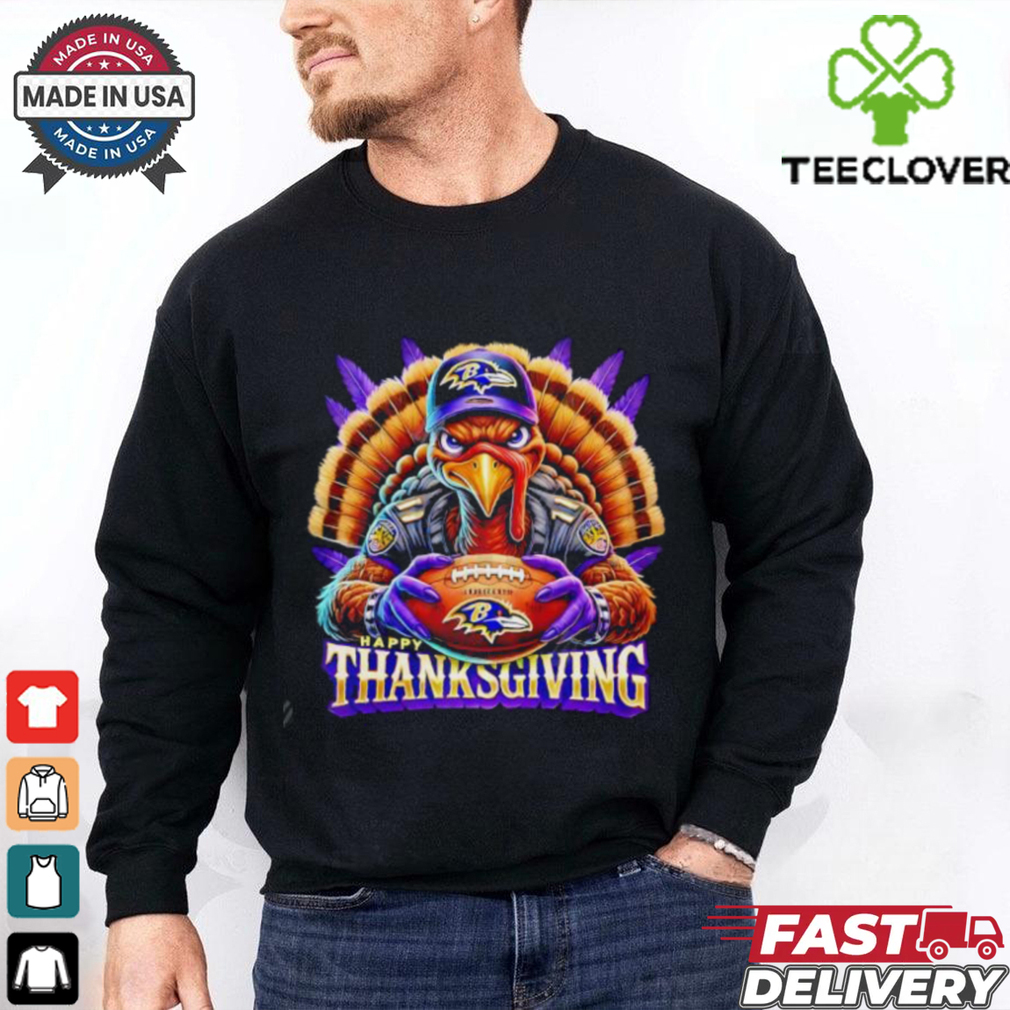 Happy Thanksgiving Baltimore Ravens Football shirt Happy Thanksgiving Baltimore Ravens Football shirt