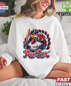 Happy Thanksgiving Boston Red Sox Baseball Turkey 2024 Shirt