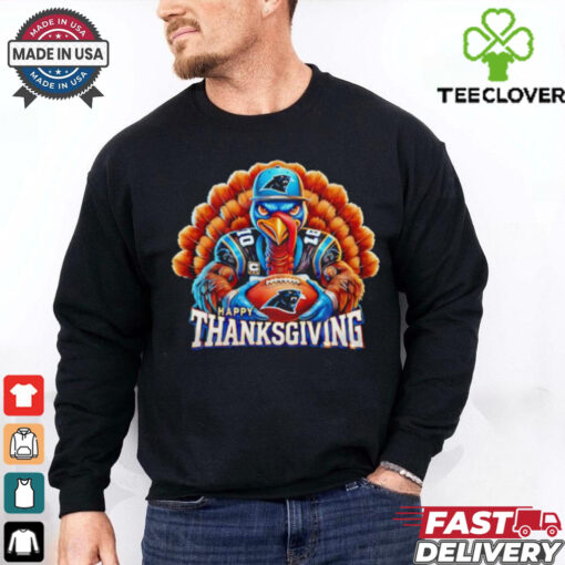Happy Thanksgiving Carolina Panthers Football Turkey shirt
