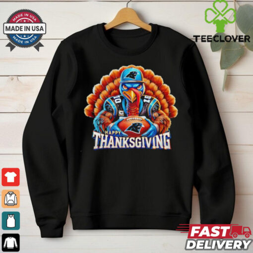 Happy Thanksgiving Carolina Panthers Football Turkey shirt