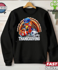 Happy Thanksgiving Dallas Cowboys Football Turkey shirt 3 Happy Thanksgiving Dallas Cowboys Football Turkey shirt