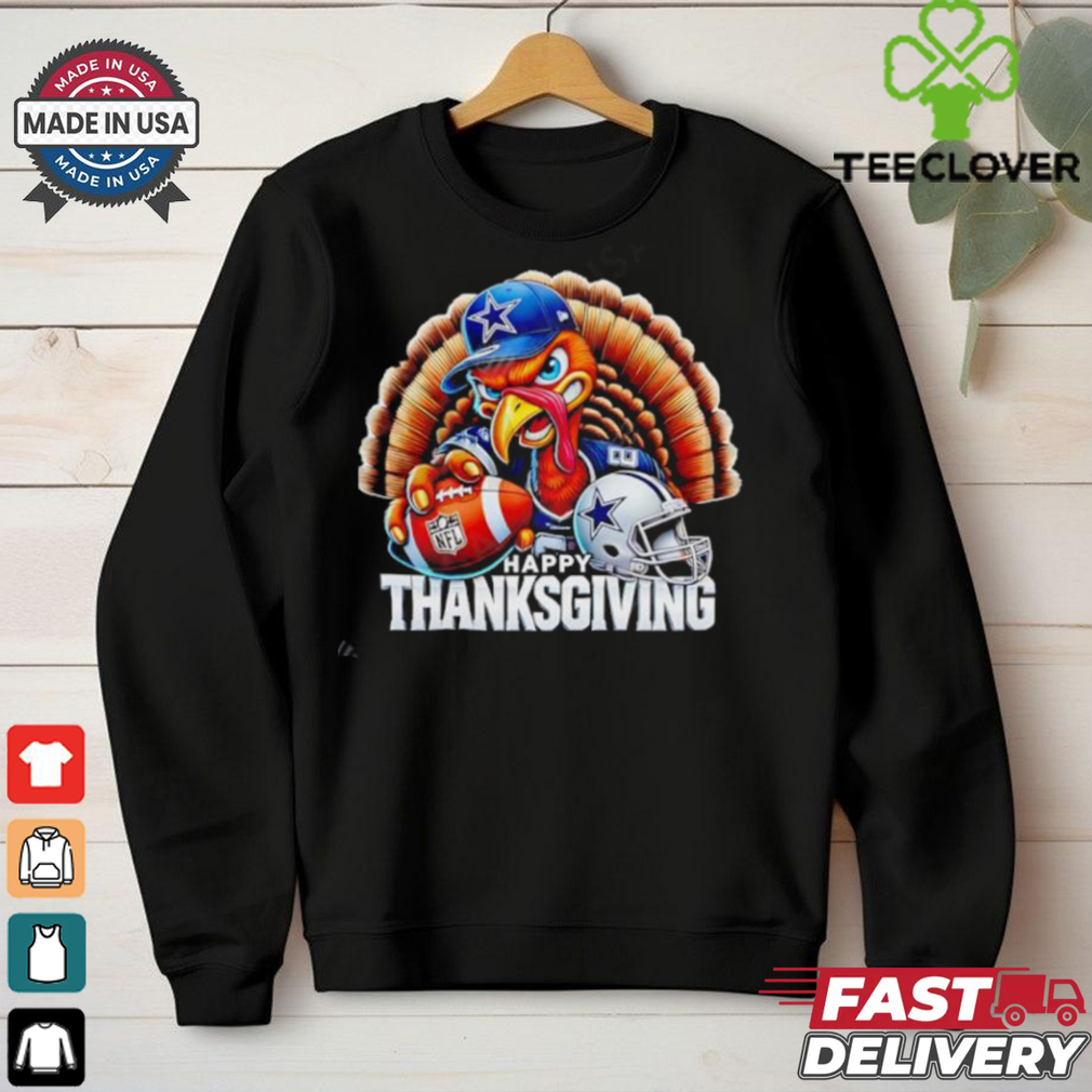 Happy Thanksgiving Dallas Cowboys Football Turkey shirt Happy Thanksgiving Dallas Cowboys Football Turkey shirt