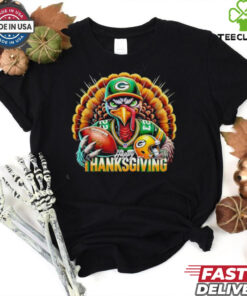 Happy Thanksgiving Green Bay Packers Football Turkey shirt