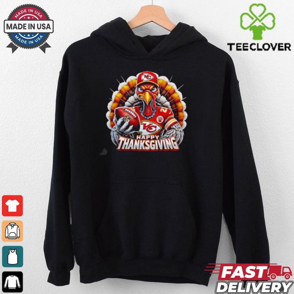 Happy Thanksgiving Kansas Chiefs Football Turkey shirt Happy Thanksgiving Kansas Chiefs Football Turkey shirt