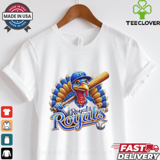 Happy Thanksgiving Kansas City Royals Baseball Turkey 2024 Shirt
