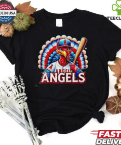 Happy Thanksgiving Los Angeles Angels baseball Turkey shirt