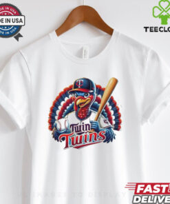 Happy Thanksgiving Minnesota Twins Baseball Turkey 2024 Shirt