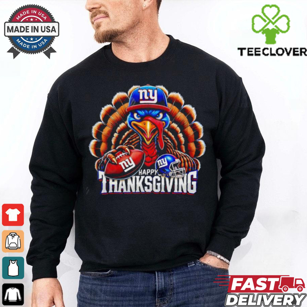 Happy Thanksgiving New York Giants Football Turkey shirt Happy Thanksgiving New York Giants Football Turkey shirt
