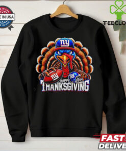 Happy Thanksgiving New York Giants Football Turkey shirt