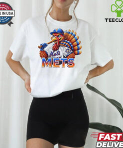 Happy Thanksgiving New York Mets Baseball Turkey 2024 Shirt