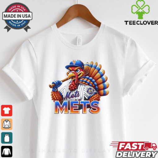 Happy Thanksgiving New York Mets Baseball Turkey 2024 Shirt