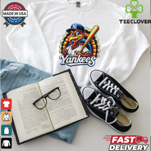 Happy Thanksgiving New York Yankees baseball Turkey shirt