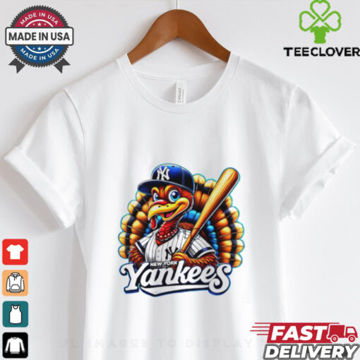 Happy Thanksgiving New York Yankees baseball Turkey shirt