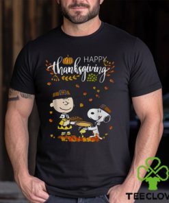 Happy Thanksgiving Peanuts Shirt Charlie Brown Snoopy Happy T shirt