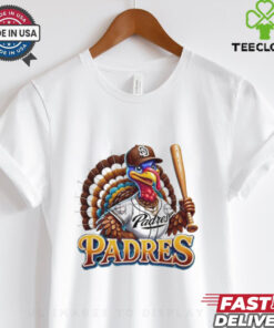 Happy Thanksgiving San Diego Padres Baseball Turkey 2024 Shirt