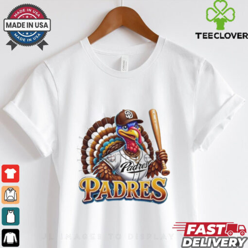 Happy Thanksgiving San Diego Padres Baseball Turkey 2024 Shirt