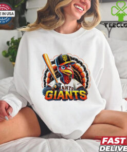 Happy Thanksgiving San Francisco baseball Turkey shirt