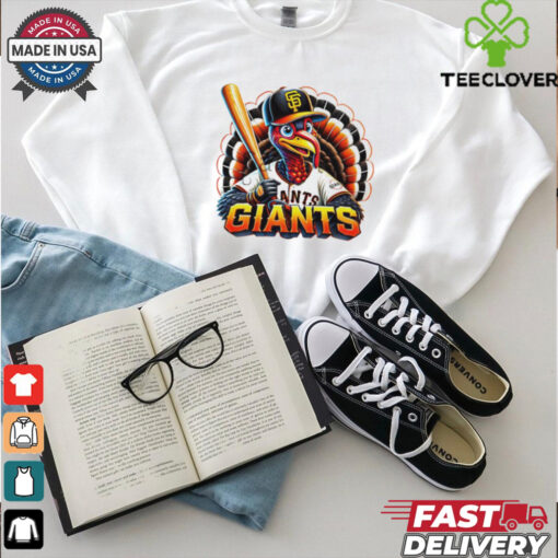 Happy Thanksgiving San Francisco baseball Turkey shirt