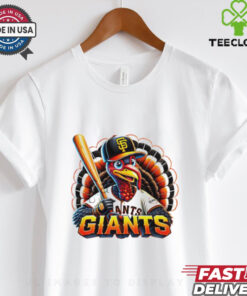 Happy Thanksgiving San Francisco baseball Turkey shirt