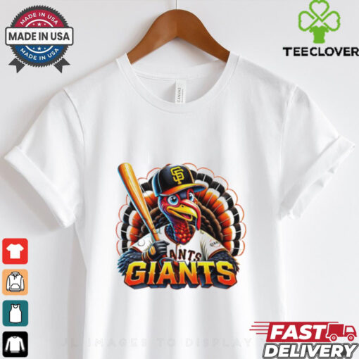 Happy Thanksgiving San Francisco baseball Turkey shirt