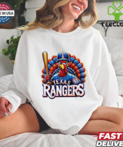Happy Thanksgiving Texas Rangers baseball Turkey shirt