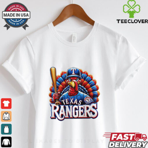 Happy Thanksgiving Texas Rangers baseball Turkey shirt