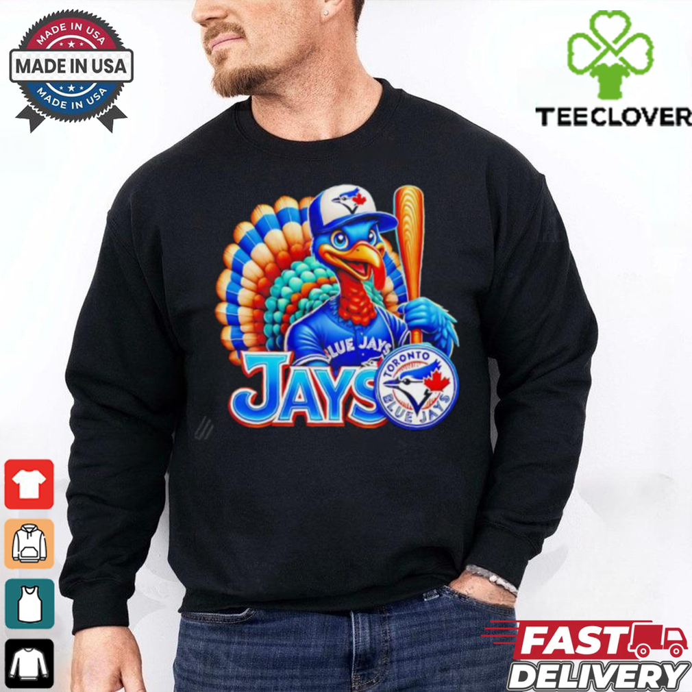 Happy Thanksgiving Toronto Blue Jays Football Turkey shirt Happy Thanksgiving Toronto Blue Jays Football Turkey shirt