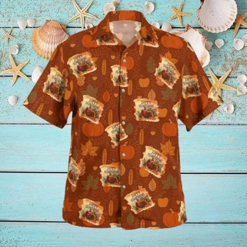 Happy Thanksgiving Turkey Hawaiian Shirt