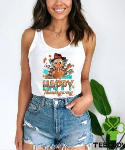 Happy Thanksgiving Turkey Thankful T Shirt