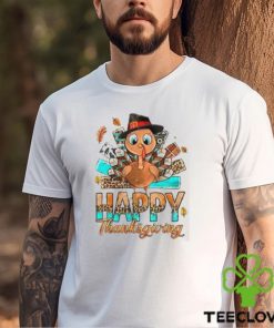 Happy Thanksgiving Turkey Thankful T Shirt