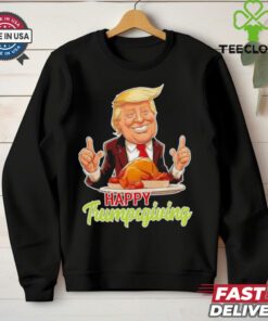 Happy Trumpsgiving Donald Trump Dinner With Turkey Cute shirt