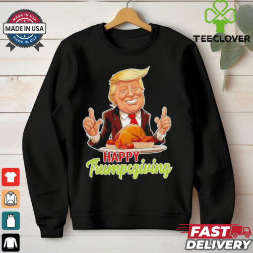 Happy Trumpsgiving Donald Trump Dinner With Turkey Cute shirt