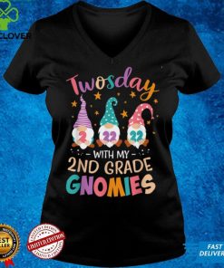 Happy Twosday With My Gnomie 2nd Grade Teacher 2 22 22 Gnome T Shirt