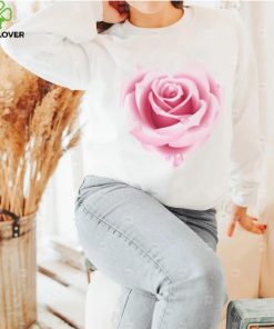 Happy Valentine’s Day heart rose T shirt