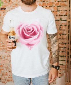 Happy Valentine’s Day heart rose T shirt