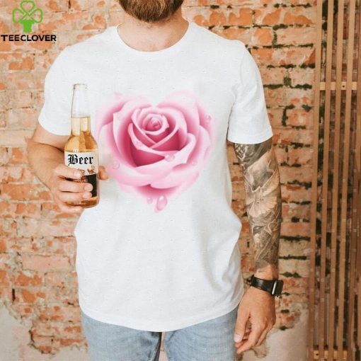 Happy Valentine’s Day heart rose T shirt