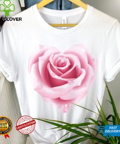 Happy Valentine’s Day heart rose T shirt