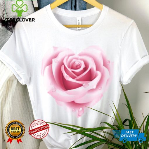 Happy Valentine’s Day heart rose T shirt