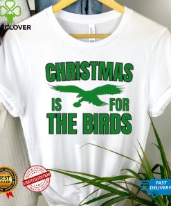 Happy Xmas Philadelphia Eagles football Christmas is for the birds logo shirt