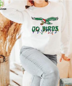 Happy Xmas Philadelphia Eagles football go birds Christmas lights gift shirt 1 Happy Xmas Philadelphia Eagles football go birds Christmas lights gift shirt